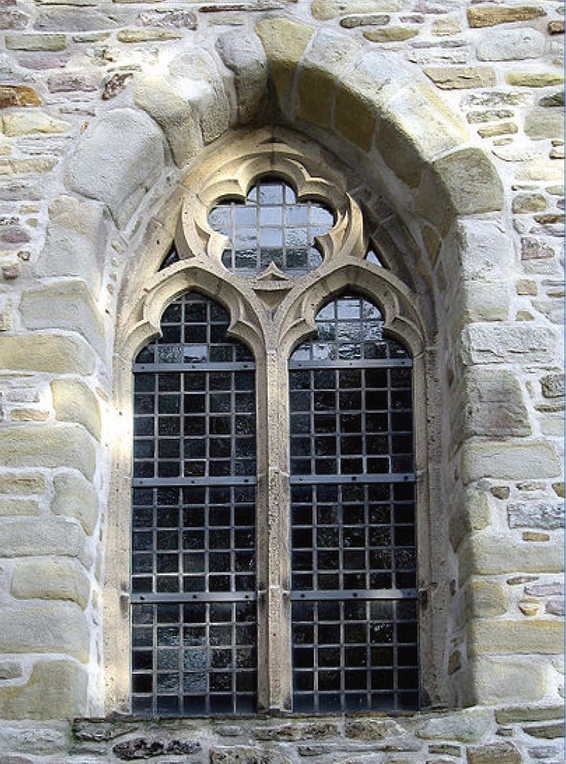 Medieval Mullioned Window