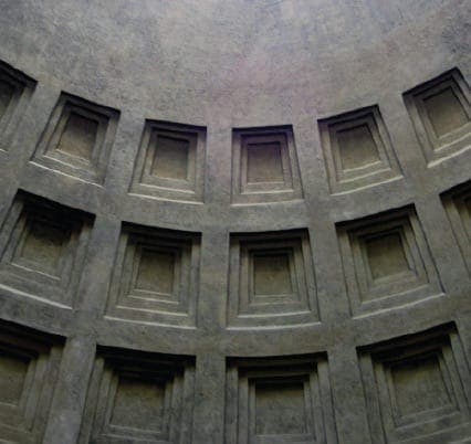 The dome of the Pantheon, Rome