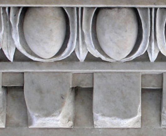 Ionic egg-and-dart moulding
